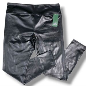 WILD FABLE | HIGH-ANKLE MID-WAIST PLEATHER LEGGINGS -NWT!